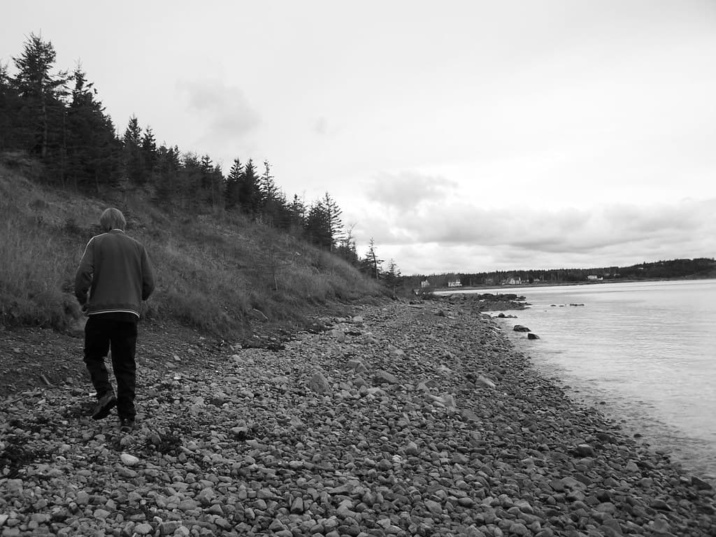 Doug on Gabarus beach.