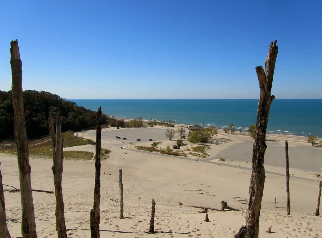 Warren Dunes looking down