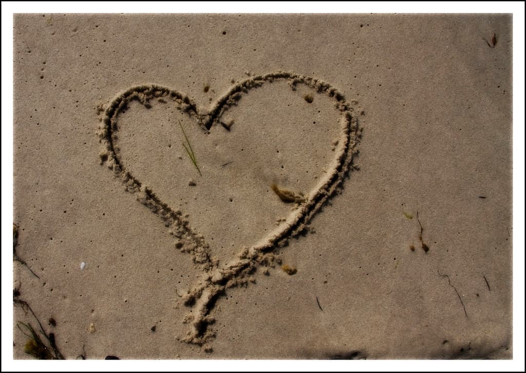 Sandy heart