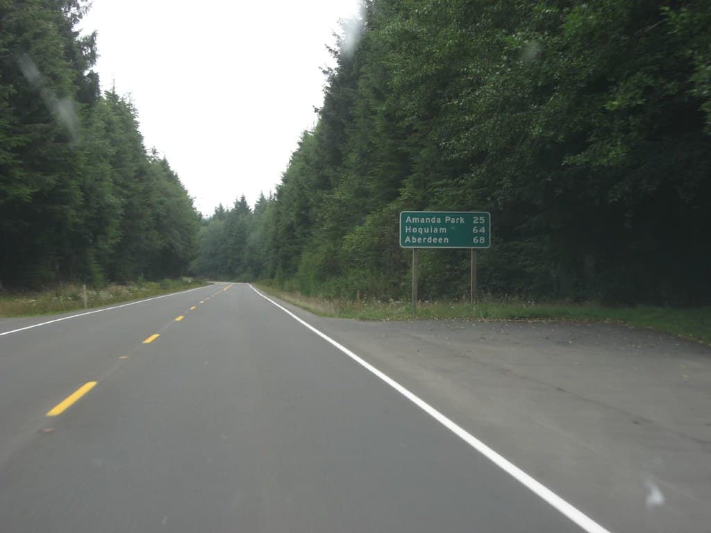 U.S. Route 101 Near Kalaloch, Olympic National Park, Washington