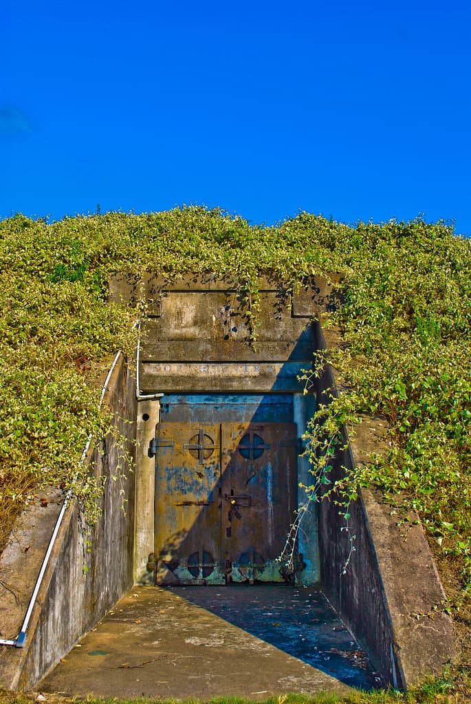 Fort Travis Bunker Door