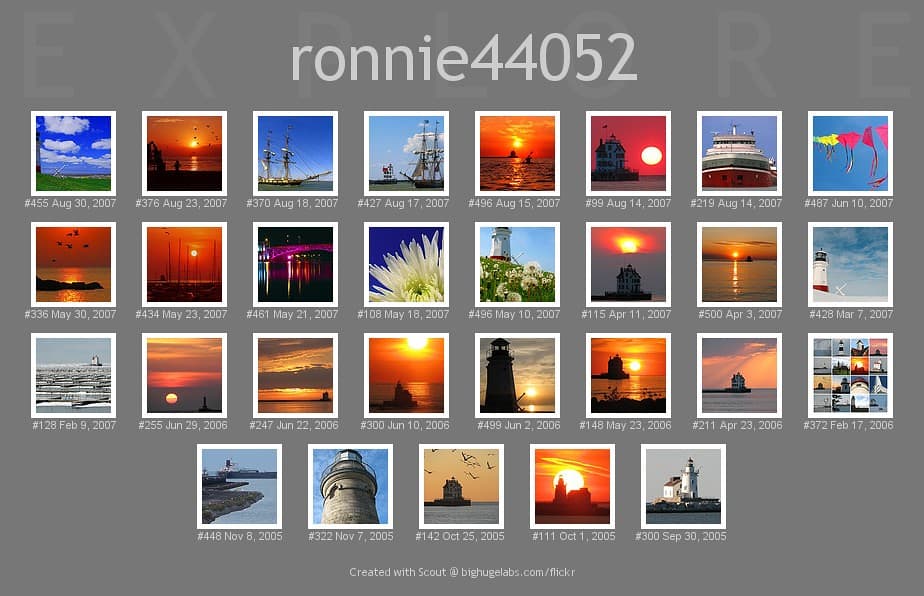 Explored photos