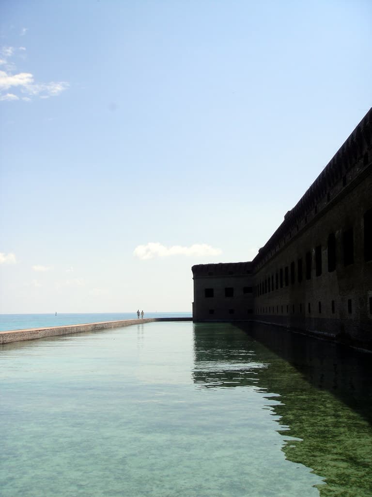 Fort Jefferson moat
