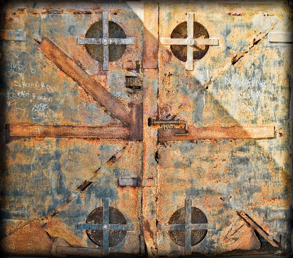 Fort Travis Bunker Door