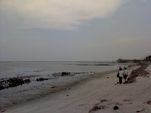 walk along the beach
