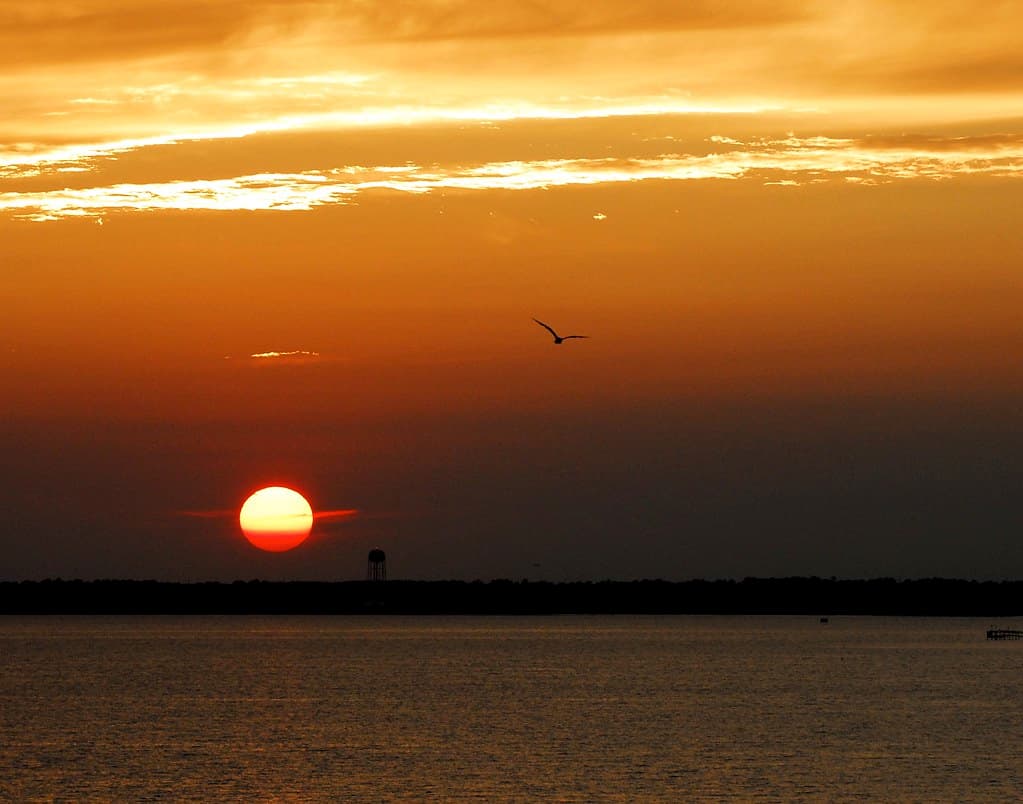 Sunset over Salter Path, NC