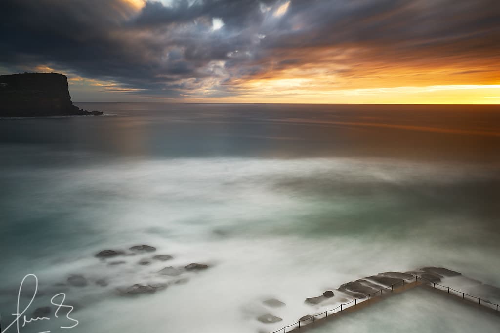Avalon Pool from Above Sunrise