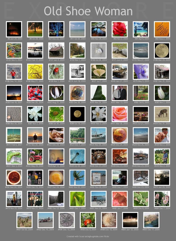 My Photos in Explore 2004--2007