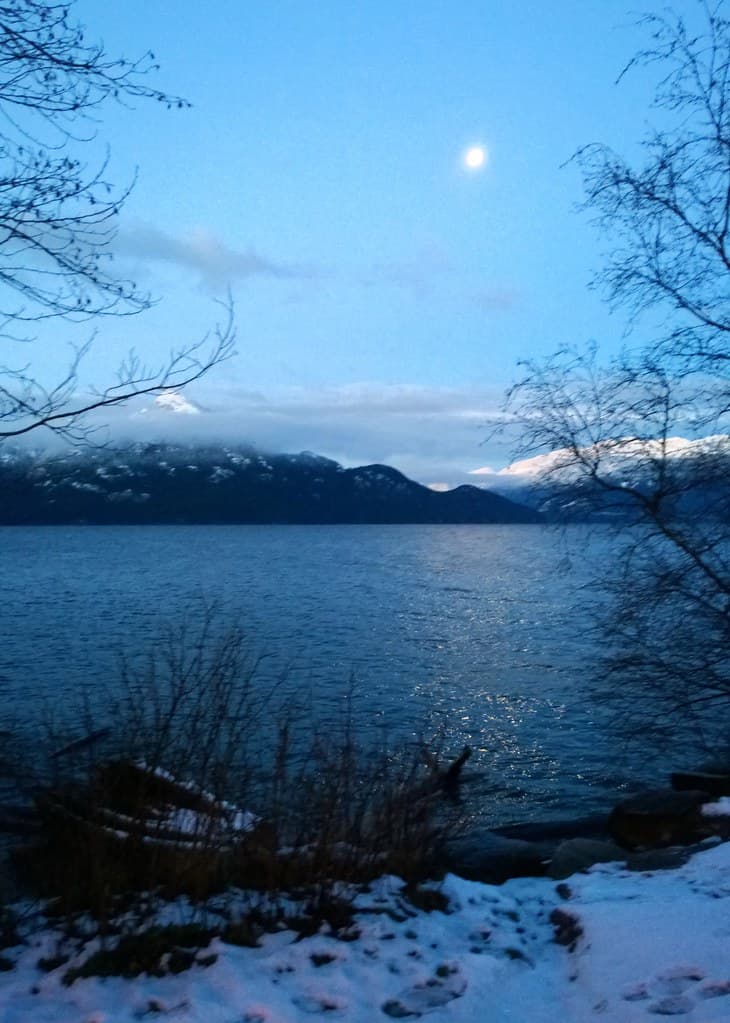Porteau Cove Beach — photo by Ruth and Dave