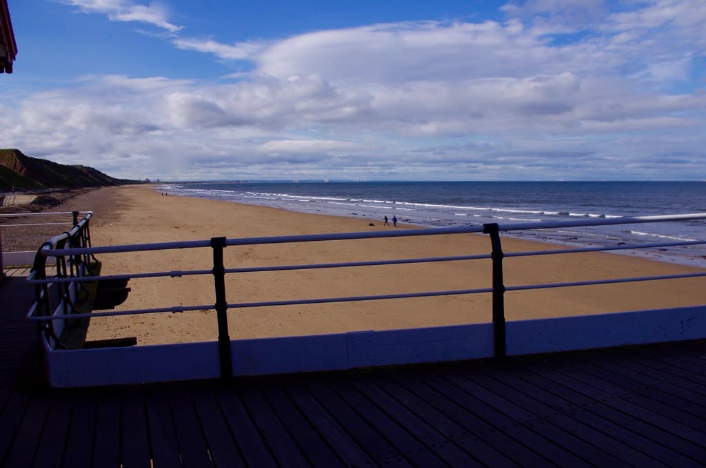 Saltburn Beach — photo by Dave Hamster