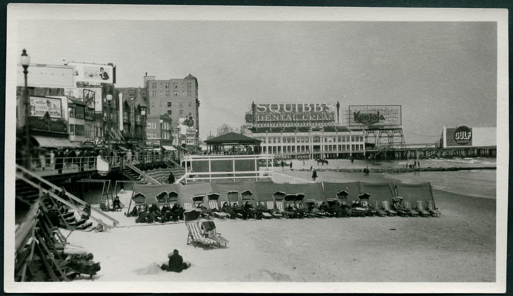 Archiv D656 USA, Strandszene, 1930er