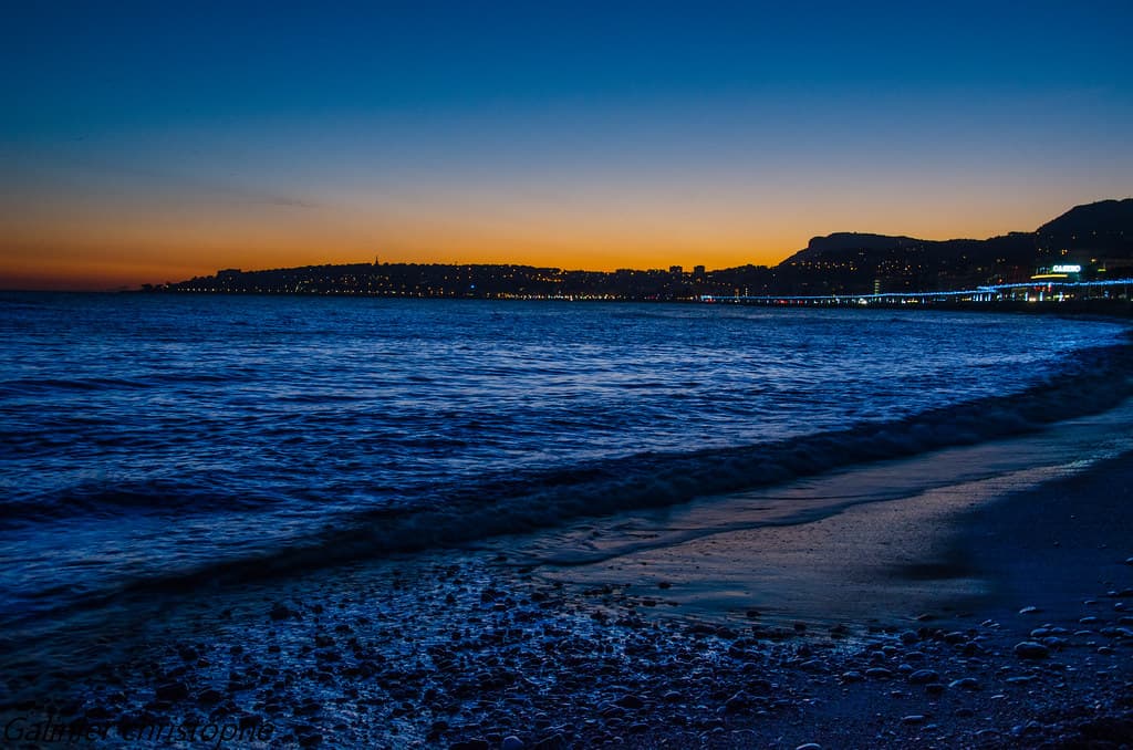Plage de Garavan — photo by Christophe Galinier