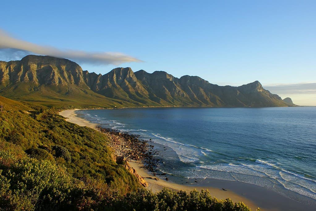 Magic Sunset on Rooi Els Coastal Road, South Africa