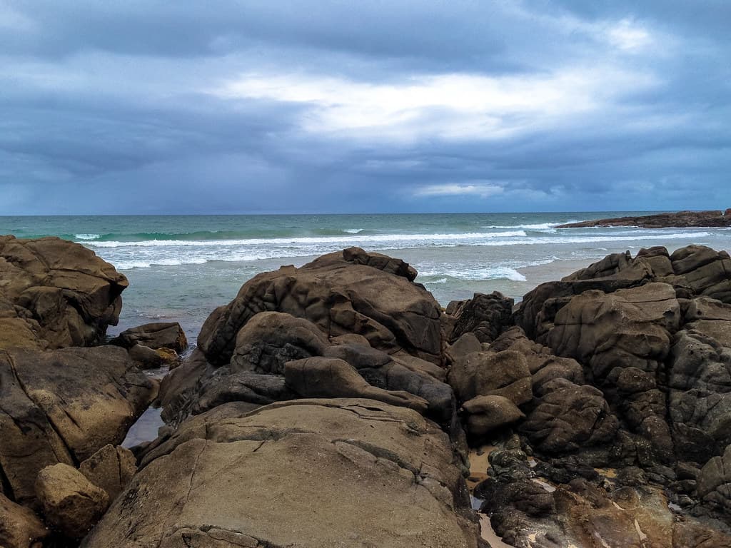 First Bay rocks, Coolum