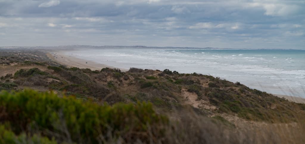 View from Goolwa Beach lookout