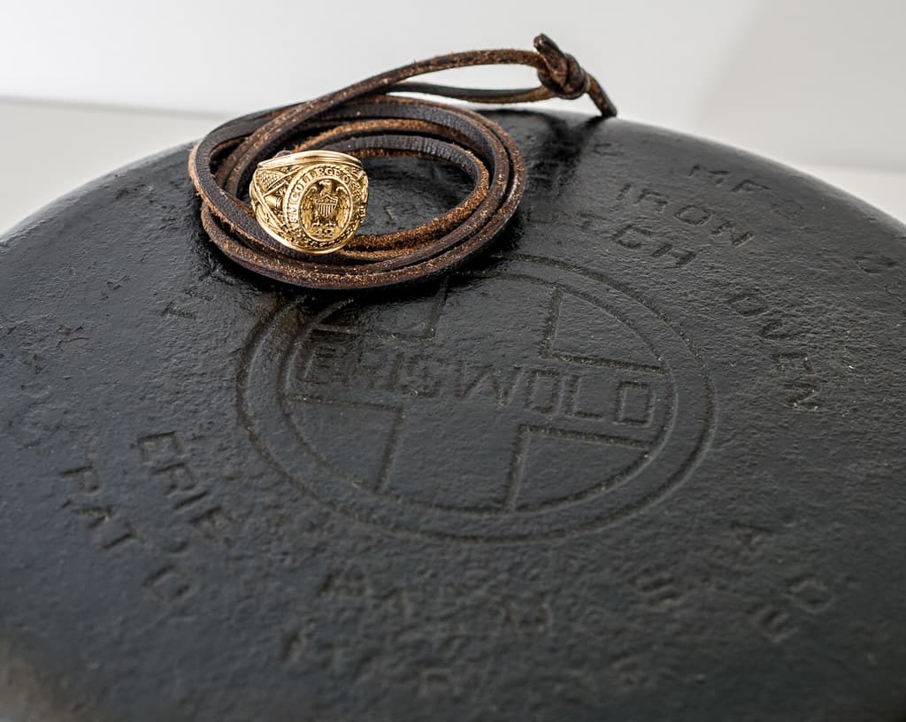 Aggie College Ring '42 Buys an Antique Cast Iron Dutch Oven!