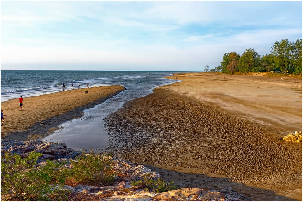 Casuarina Beach Sunset Walkers, Darwin, Northern Territory, Australia