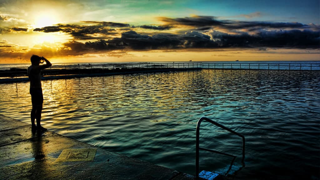 Morning swim