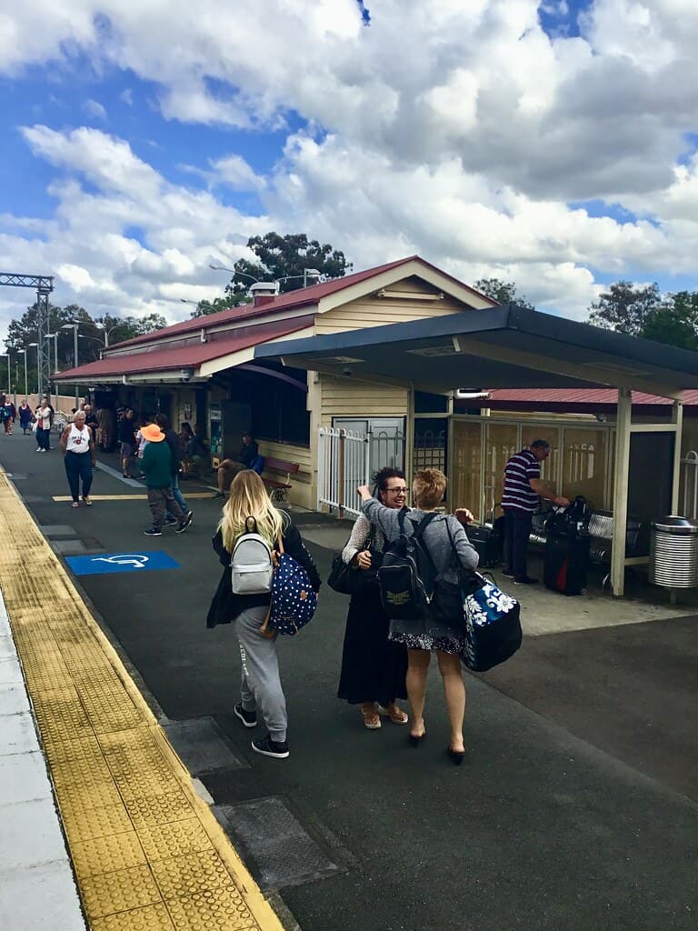 Landsborough. Landsborough railway station.