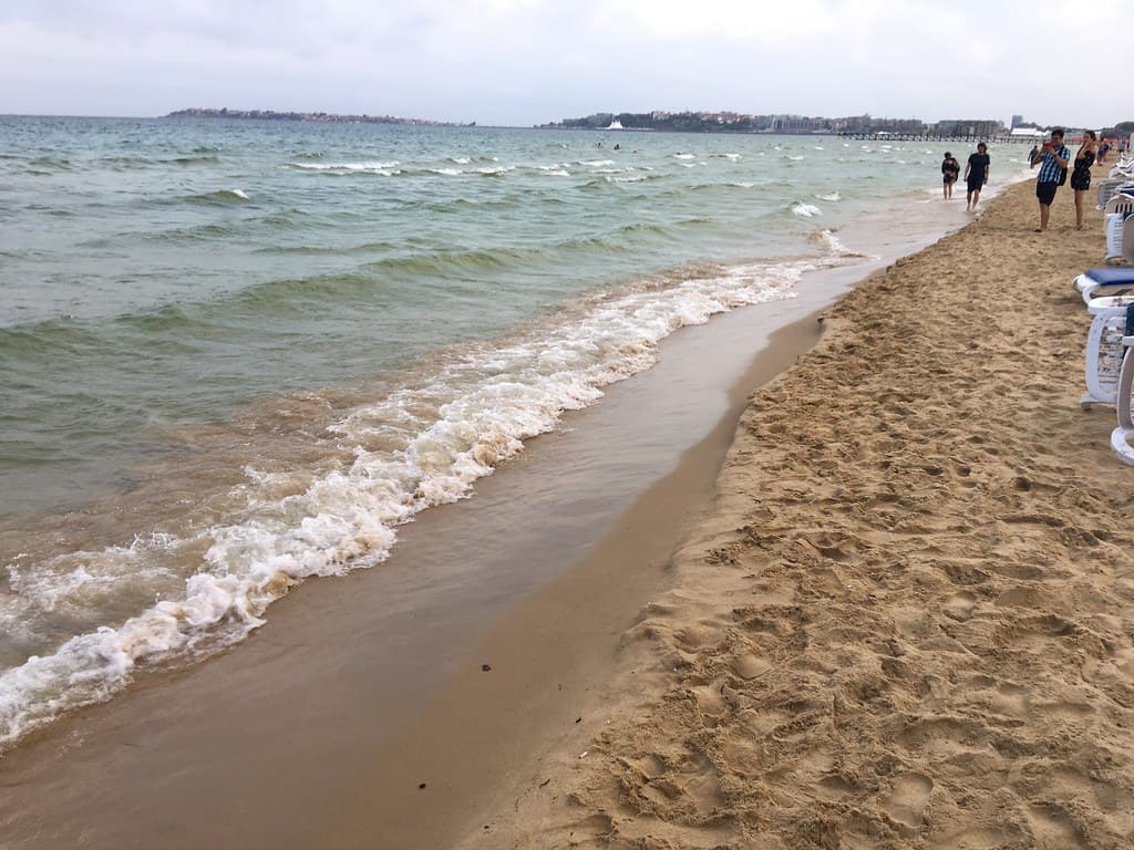 Ravda Central Beach — photo by James F Clay