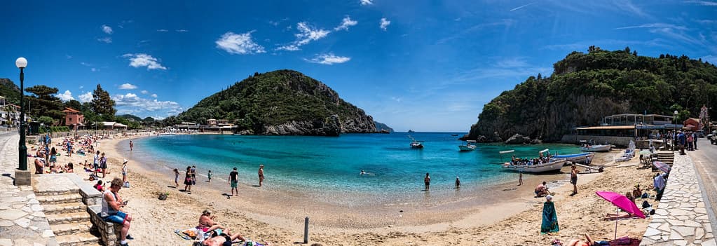 Paleokastritsa Beach — photo by Dan Lundberg