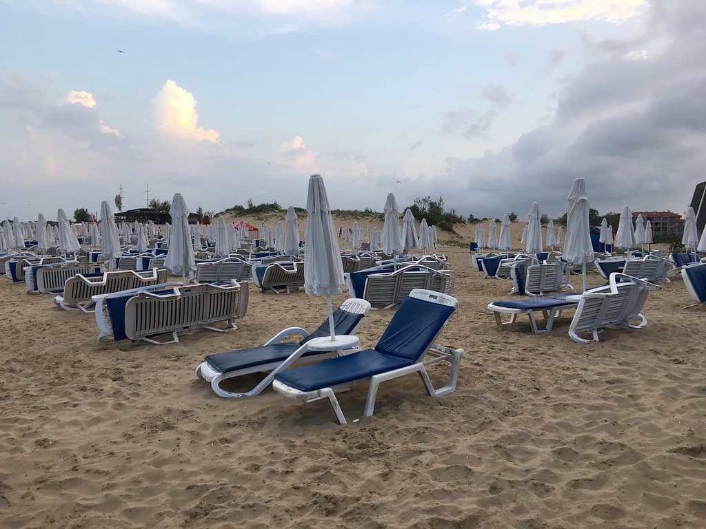Ravda Central Beach — photo by James F Clay