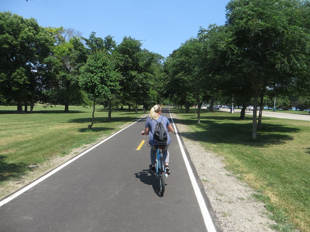 Chicago Lakefront Trail, Lincoln Park, Chicago, Illinois