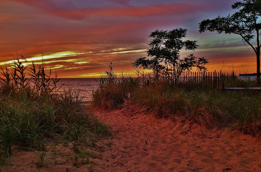 Chesapeake Bay Sunset Scene 2018