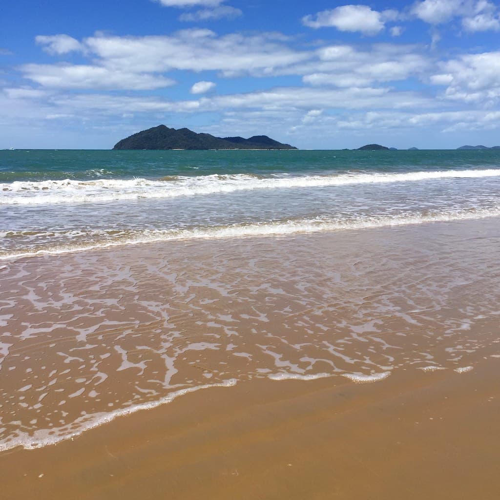 View to Dunk Island (Coonanglebah) from Wongaling Beach