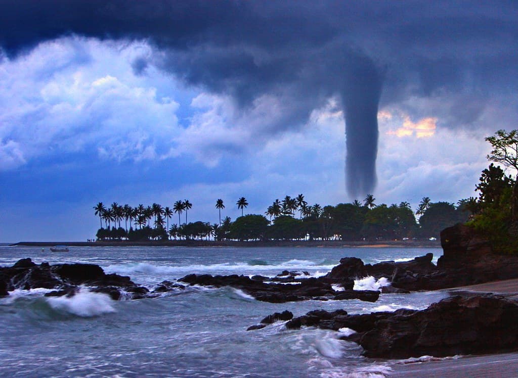 Tornado in Paradise, Senggigi Beach Lombok Indonesia