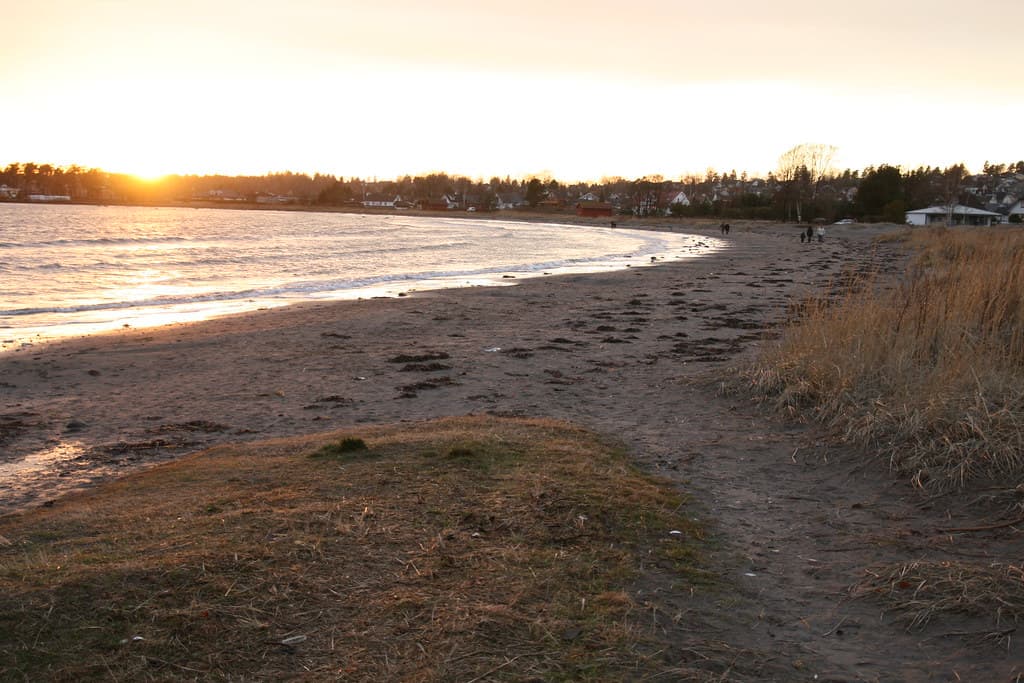 Åsgårdstrand Beach — photo by Bernt Rostad
