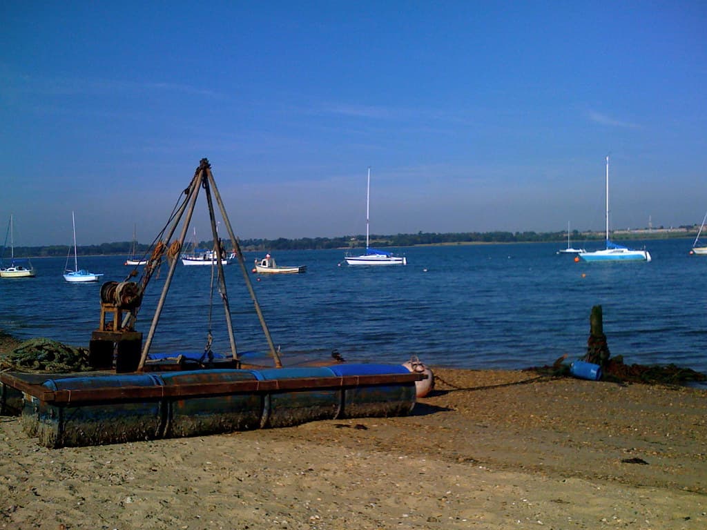 Mistley Towers Beach — photo by mrlerone