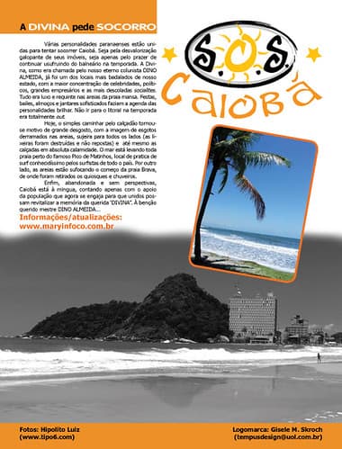 A Divina pede Socorro - SOS Caiobá
