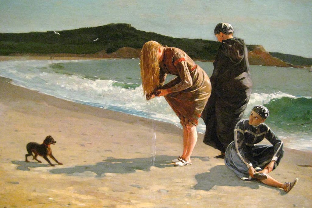 NYC - Metropolitan Museum of Art: Winslow Homer's Eagle Head, Manchester, Massachusetts (High Tide)