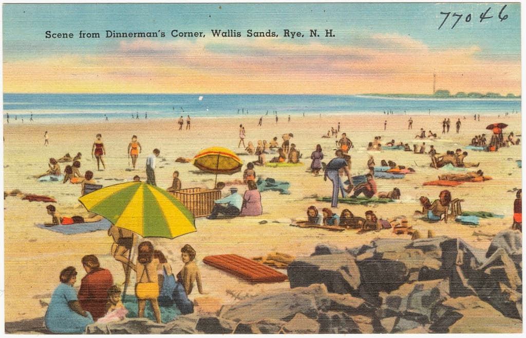 Scene from Dinnerman's Corner, Wallis Sands, Rye, N.H.