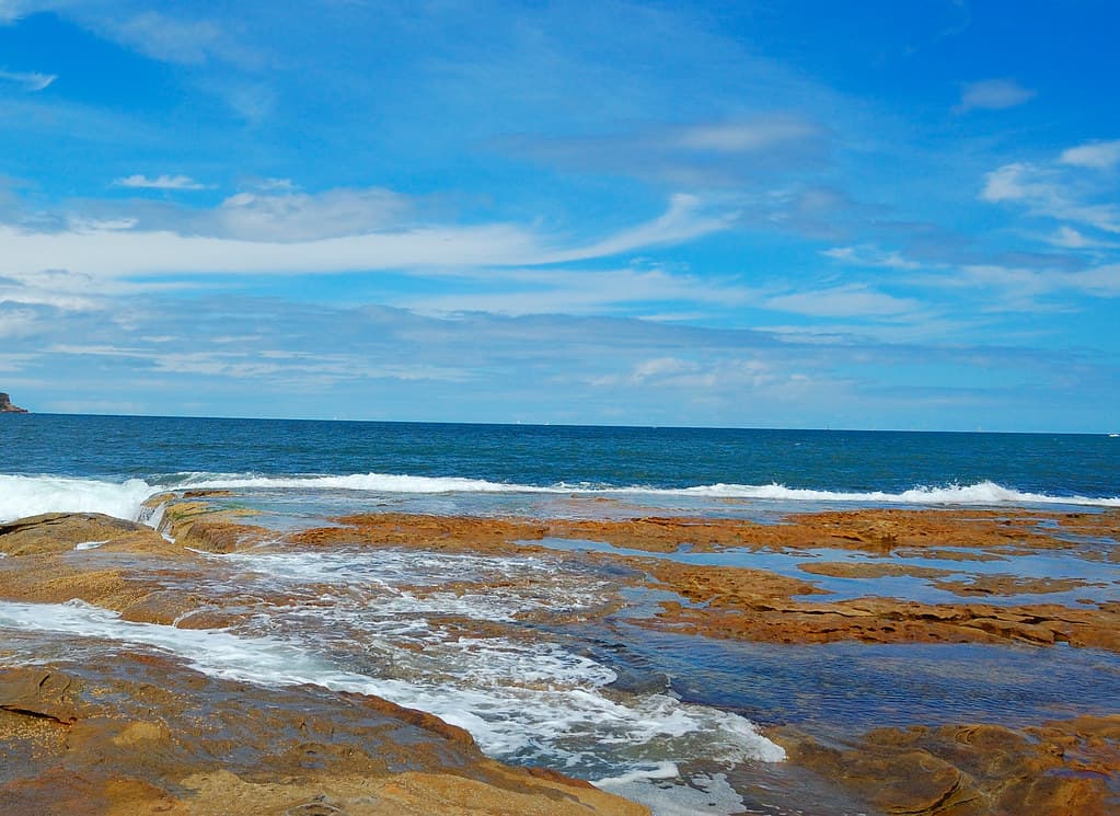 Sea meets sky