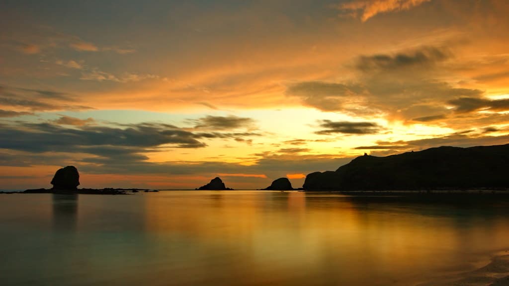 Golden Light, Kuta Beach Lombok Indonesia