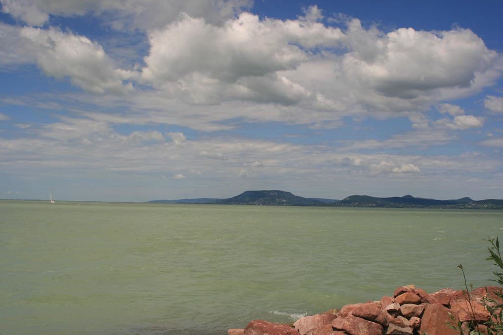 Fonyód Main Beach — photo by Károly Szántai