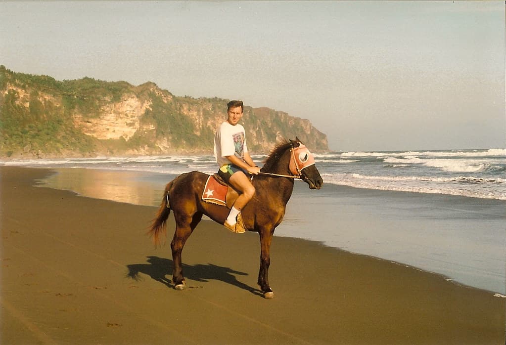 Charles at Parangtritis
