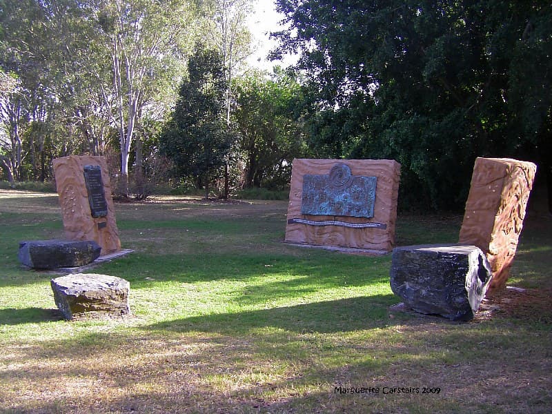 Aboriginal Monument ...circle at Pialba Beach