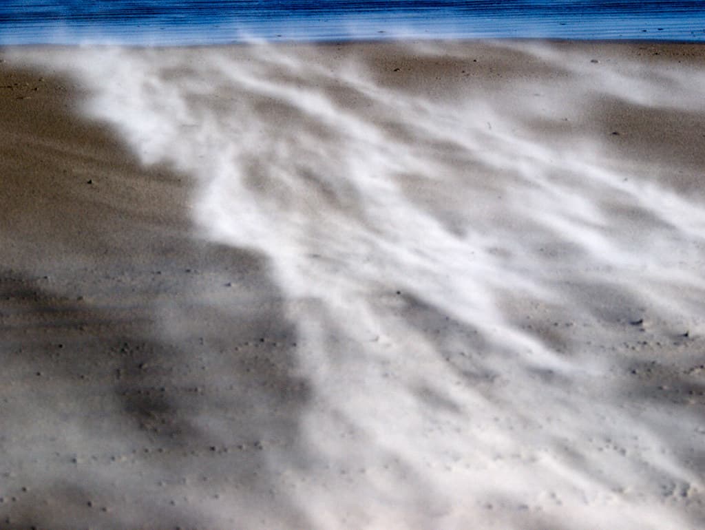 White Christmas in Corpus! Streams of sand