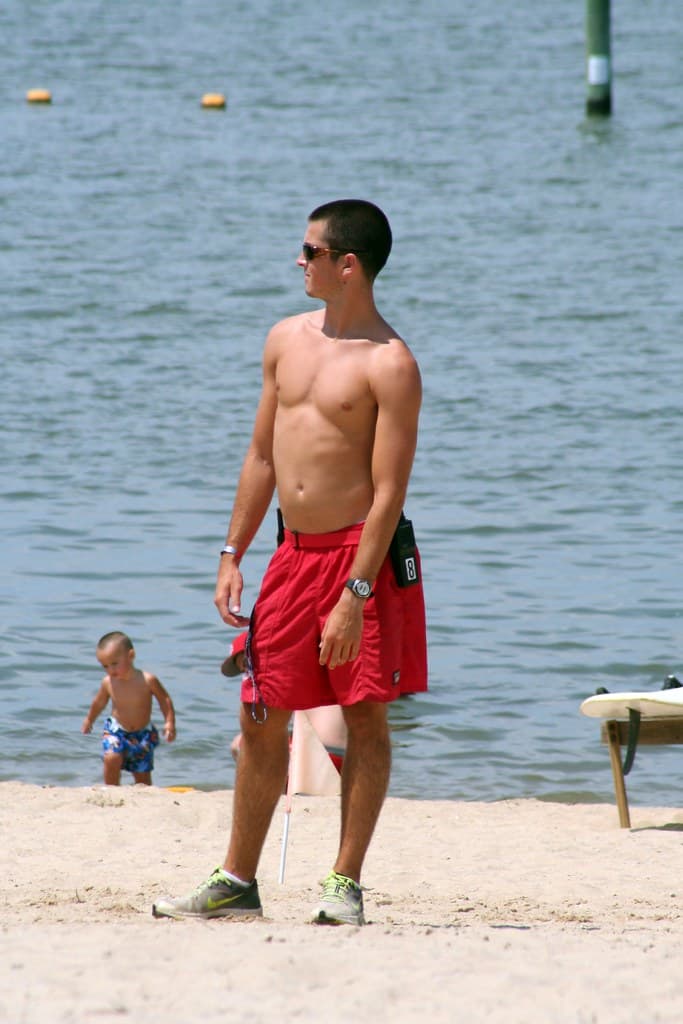 Lifeguard On A Break