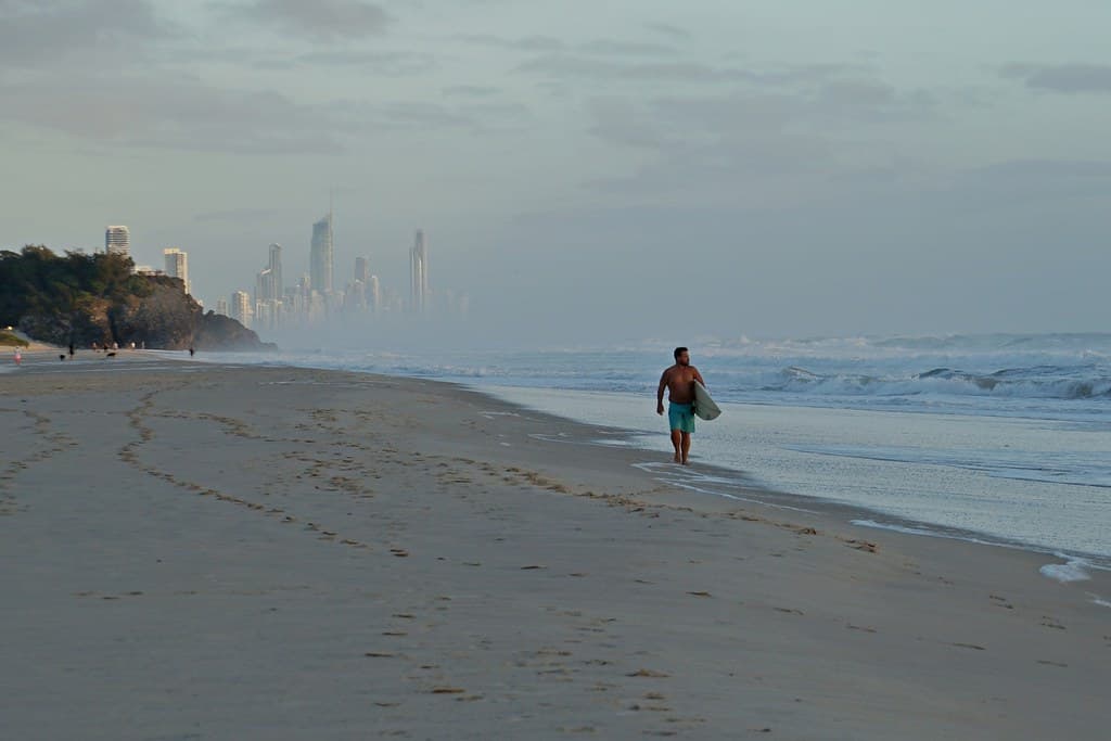 Gold Coast at sunrise