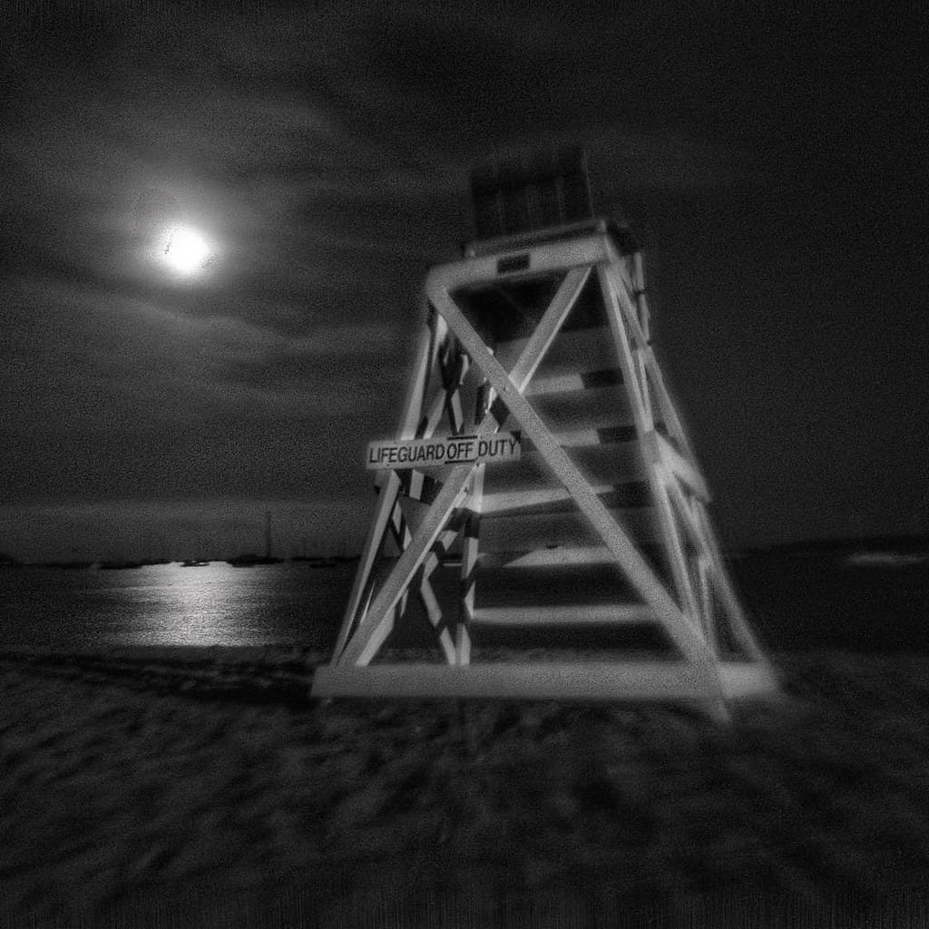 Lifeguard Off Duty. Mattapoisett Town Beach. July 2015