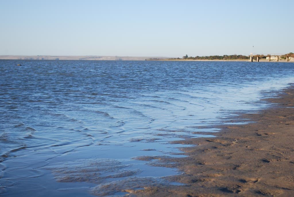 Waves on Lake Albert, Meningie