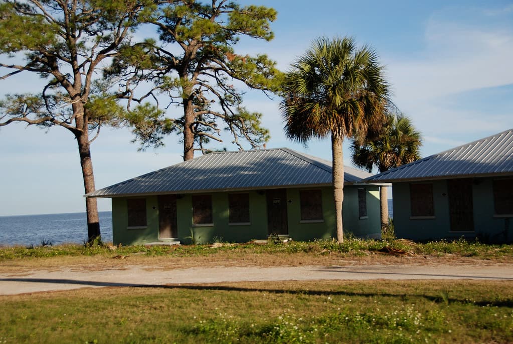 Just North of Carrabelle, Florida on Highway 98