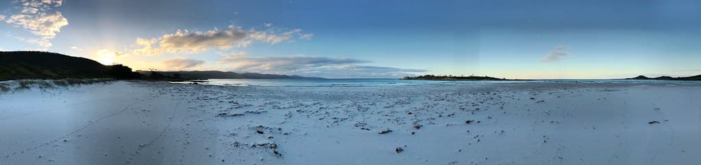 Redbill Beach in panorama