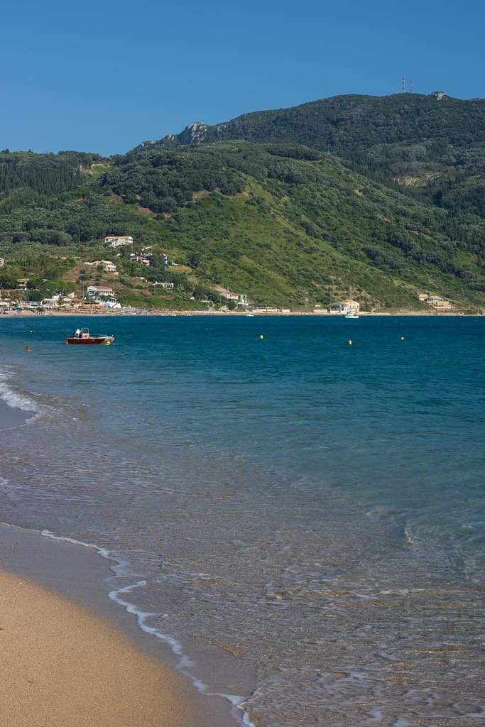 Arillas Beach — photo by KevTalec