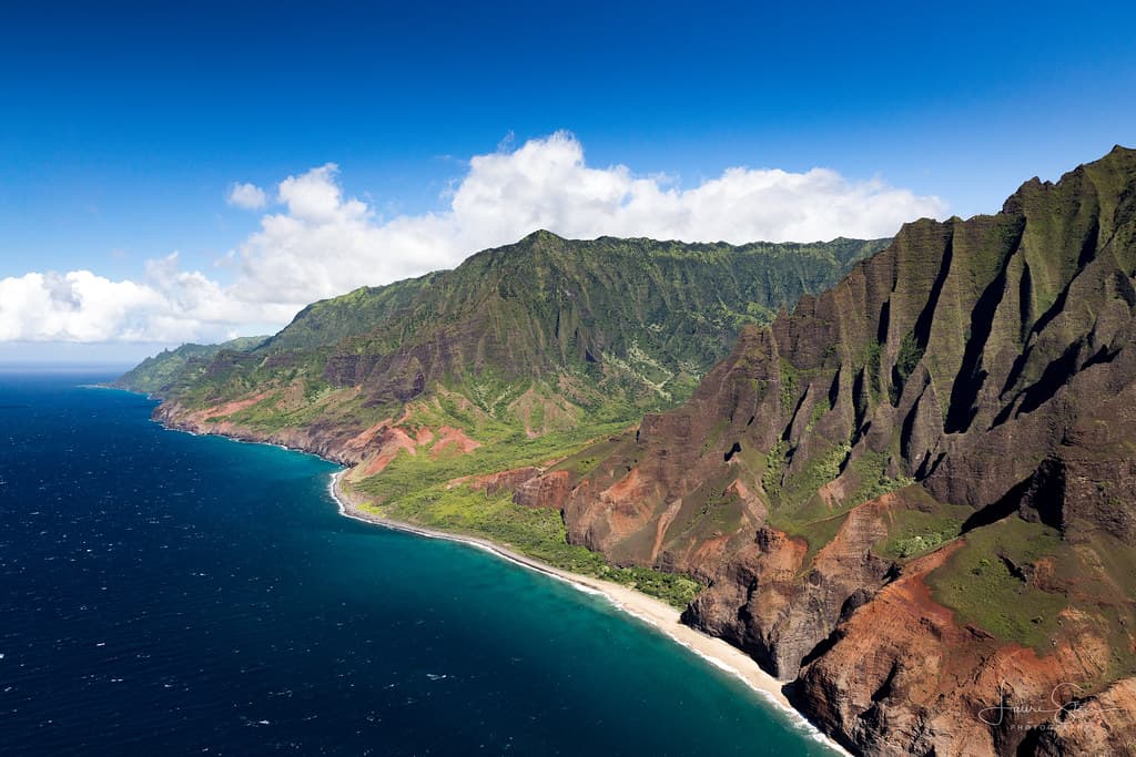 Na Pali Coast from Above