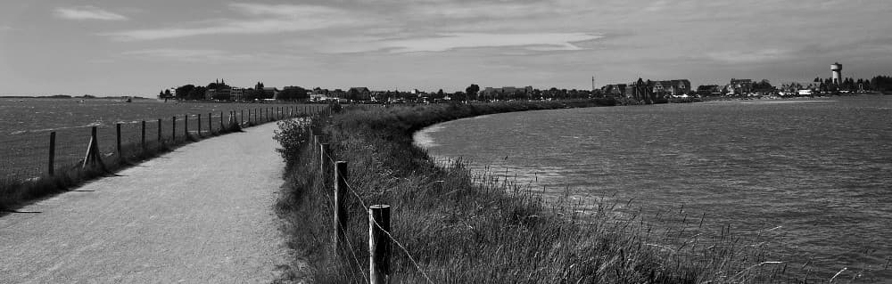 La Baie de Somme - Le Crotoy - Digue du bassin de chasse